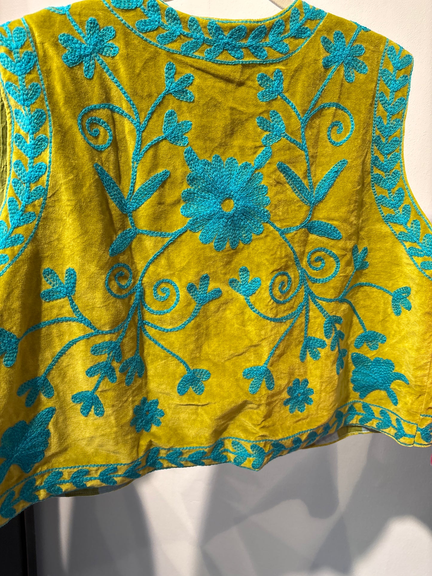 Gilet fluweel suzani-ruim