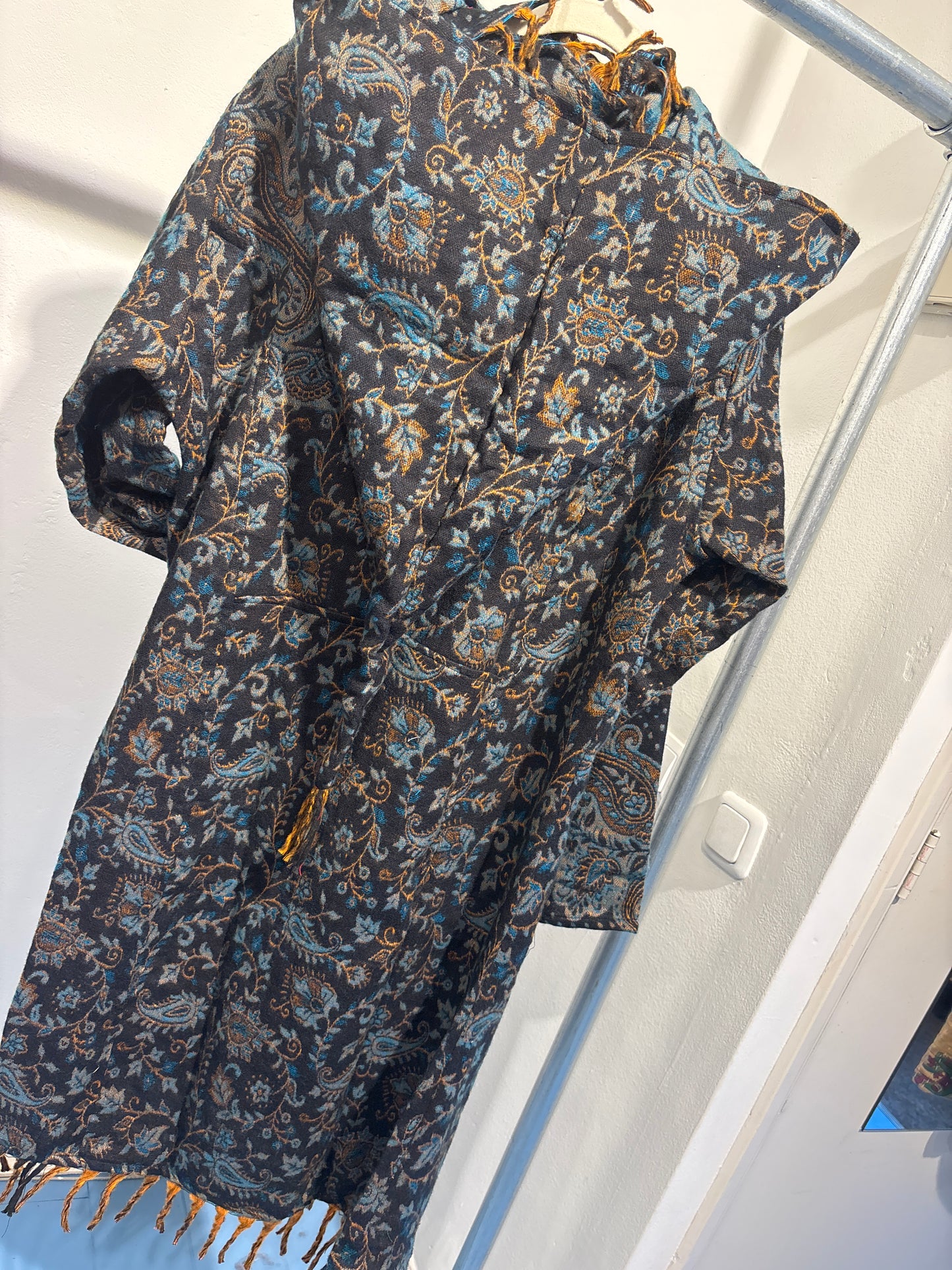 Paisley blue Vest lang