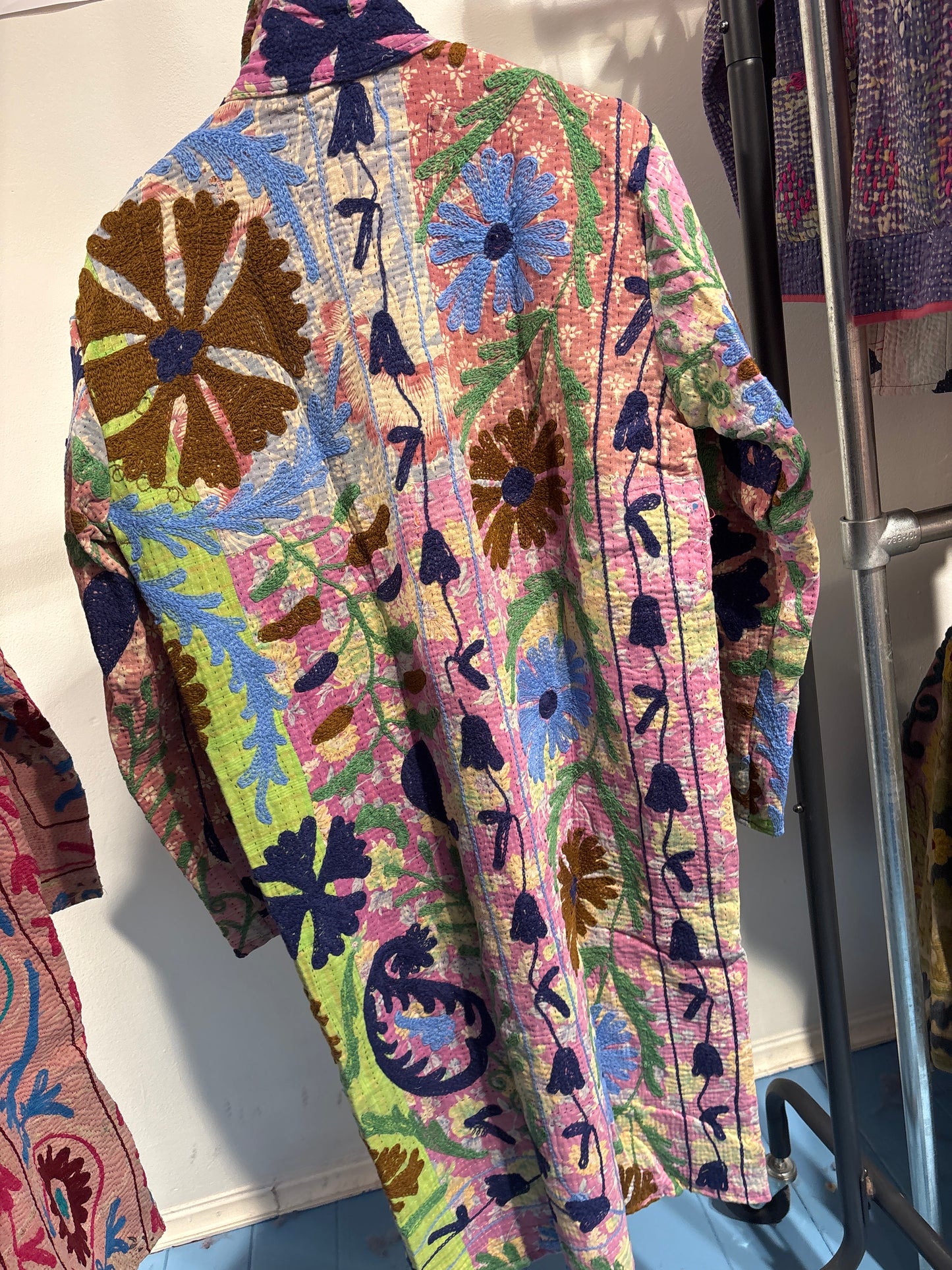 Lange katoenen Kantha