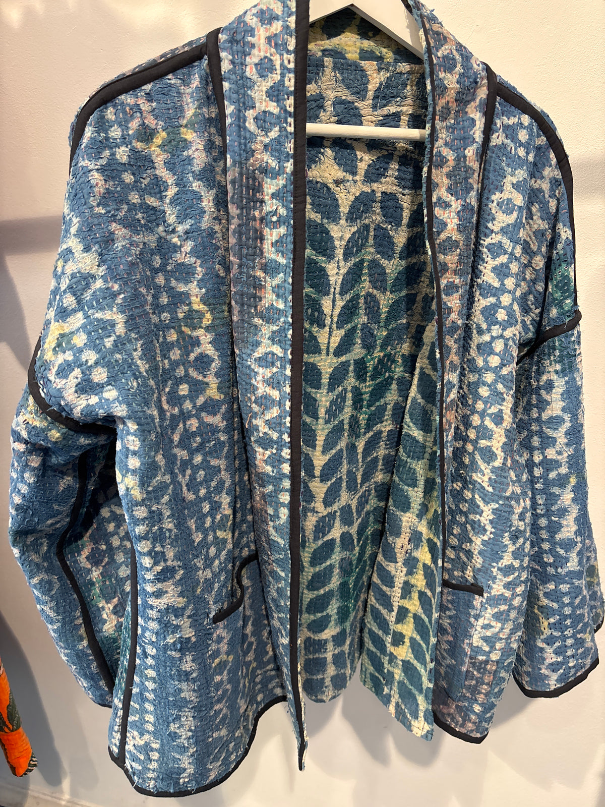 Kantha Blockprint jas -2 kanten
