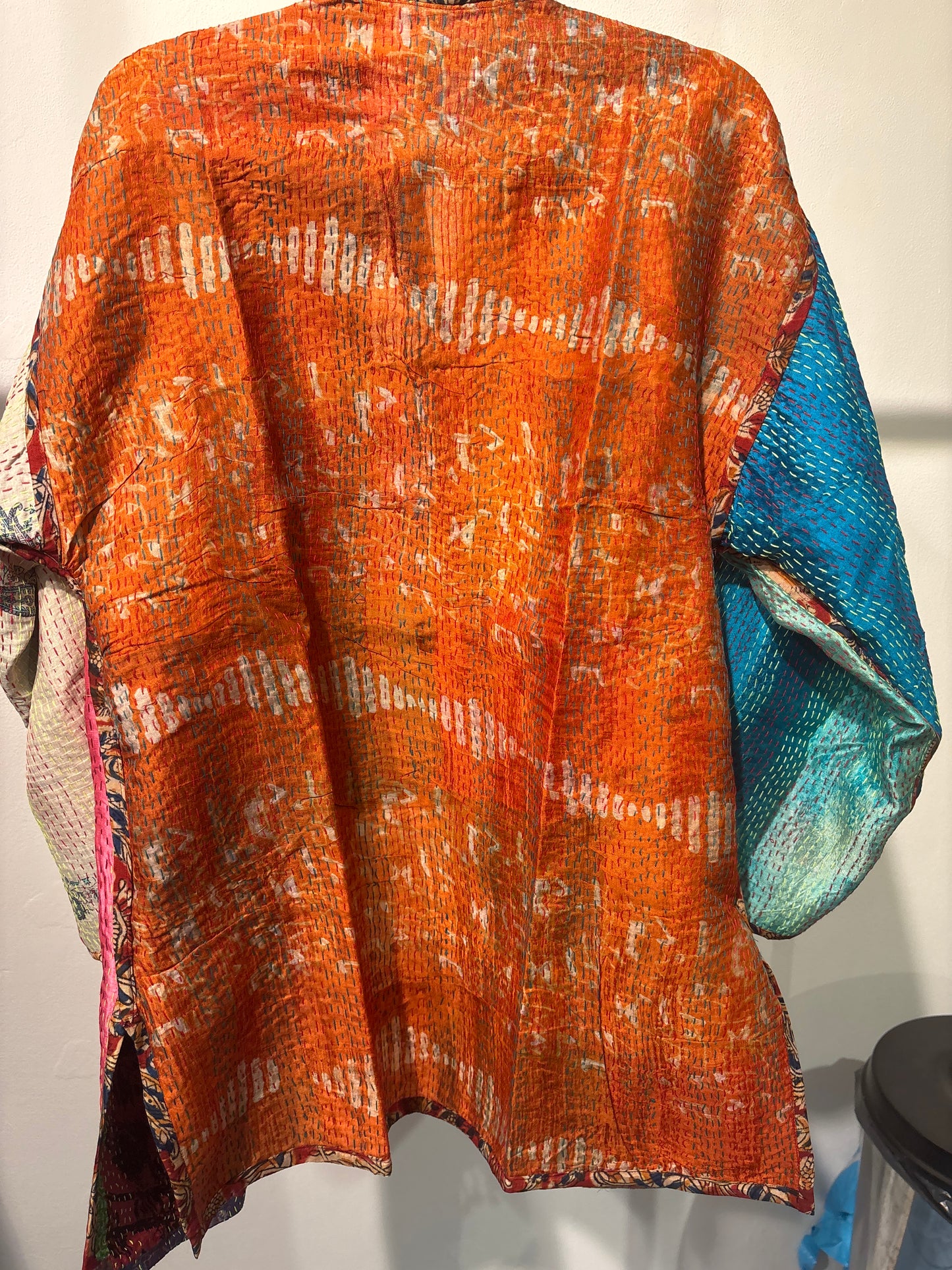 Zijden Kantha kimono jas