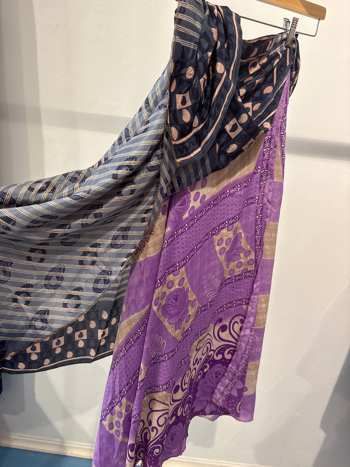 Rok wikkel recycled sari