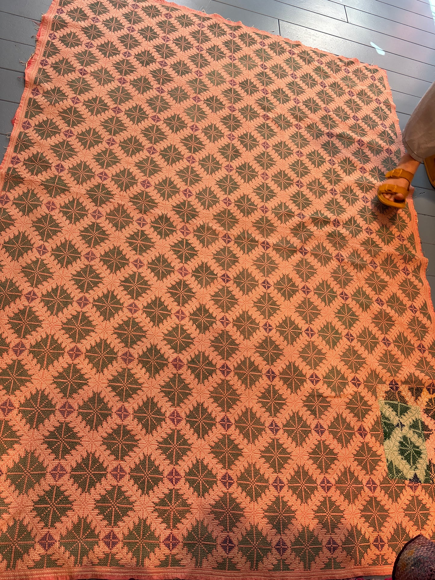 Handgemaakt Kantha kleed (150x200 cm)