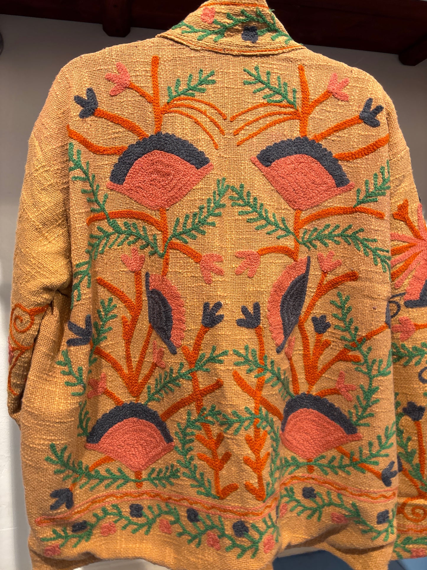 Katoenen suzani jas kort