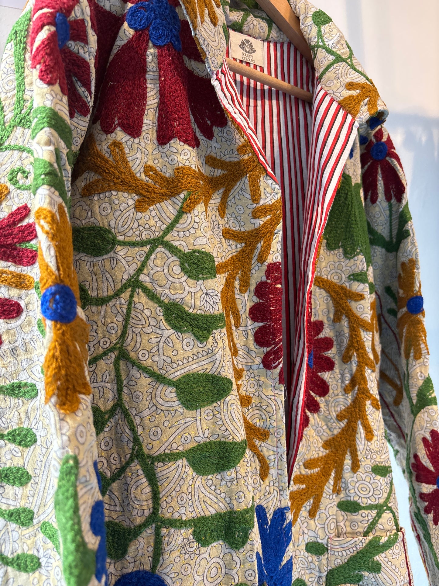 Lange katoenen Kantha