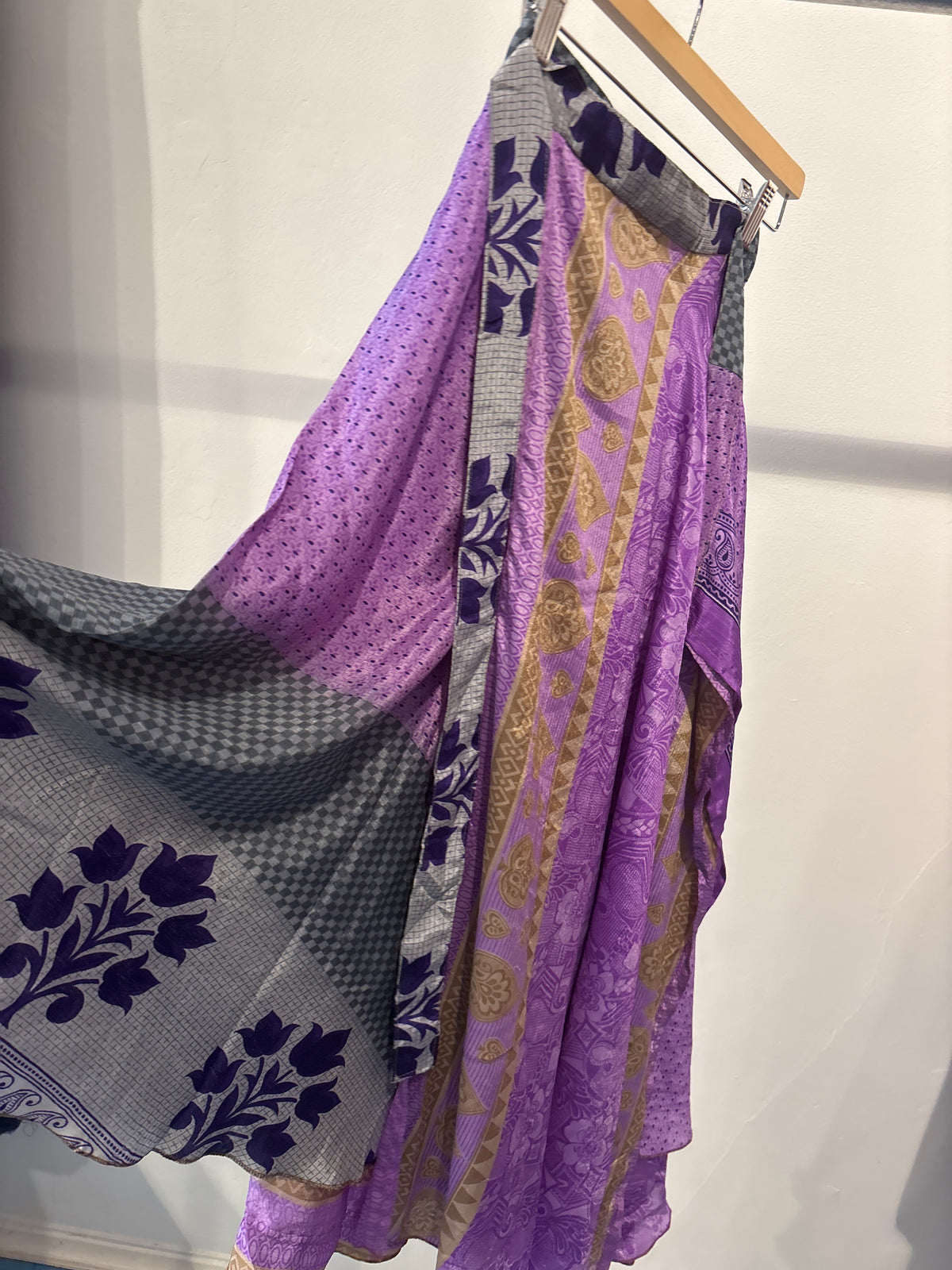 Rok wikkel recycled sari