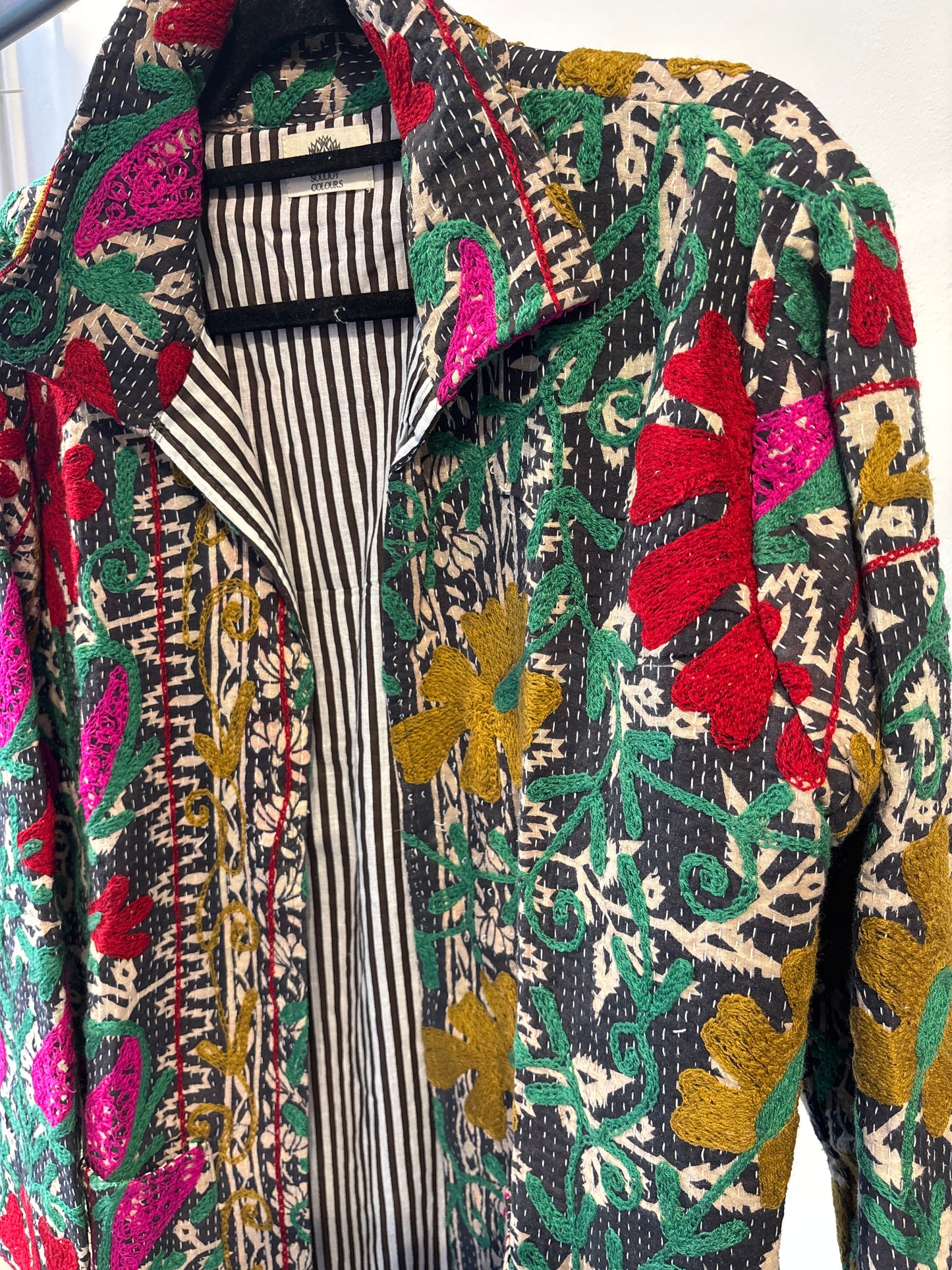 Lange katoenen Kantha