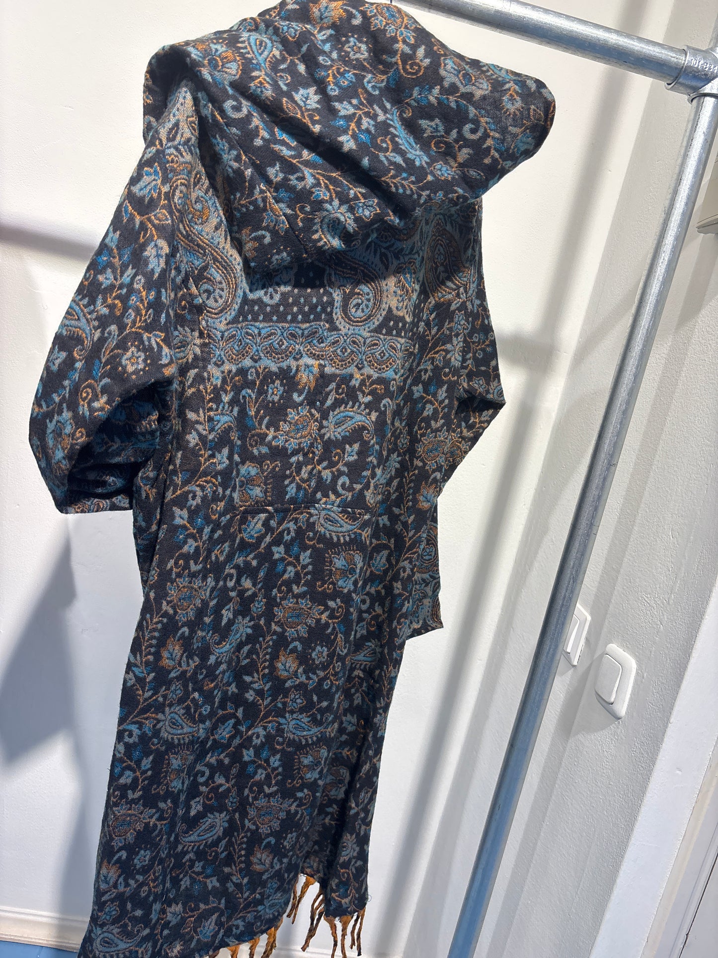 Paisley blue Vest lang