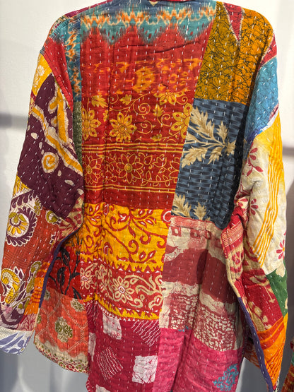 Kimono jasje Kantha quilt
