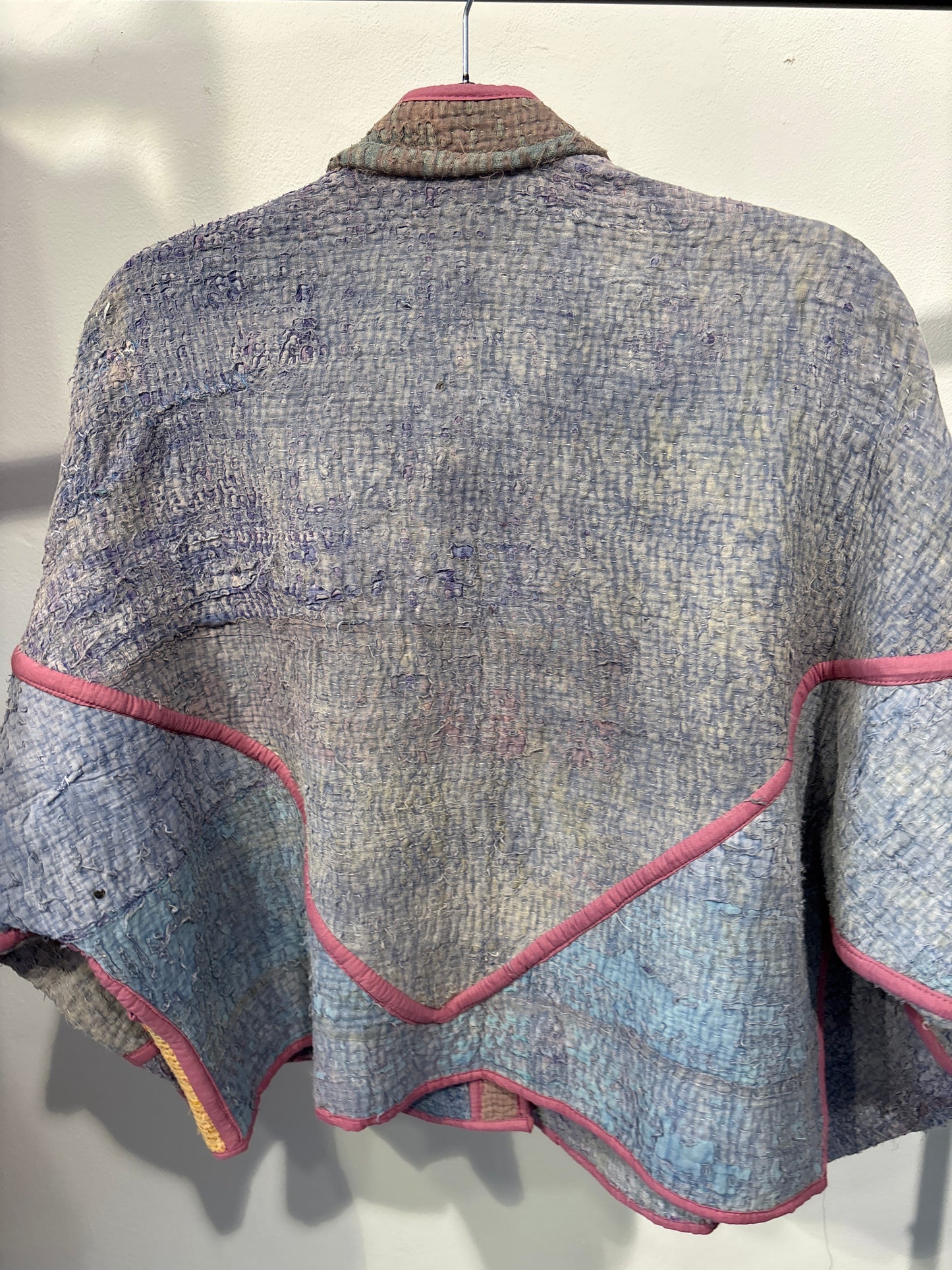 Kantha jas- met foutjes achterpand