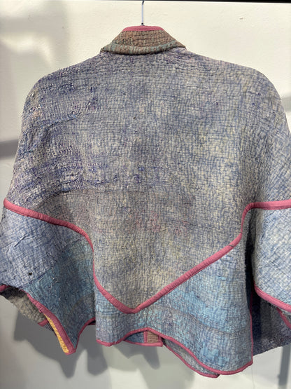 Kantha jas- met foutjes achterpand