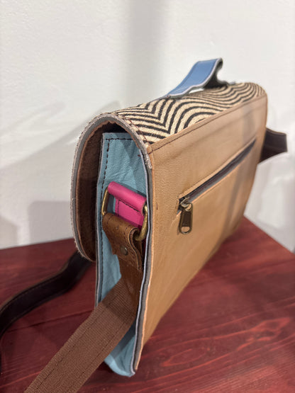 Tas van recycled leer