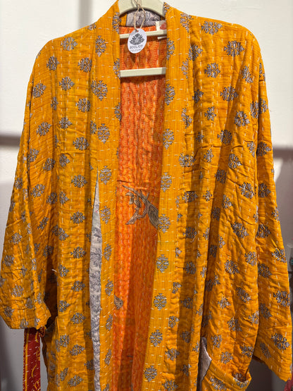 Lange Kantha  kimono