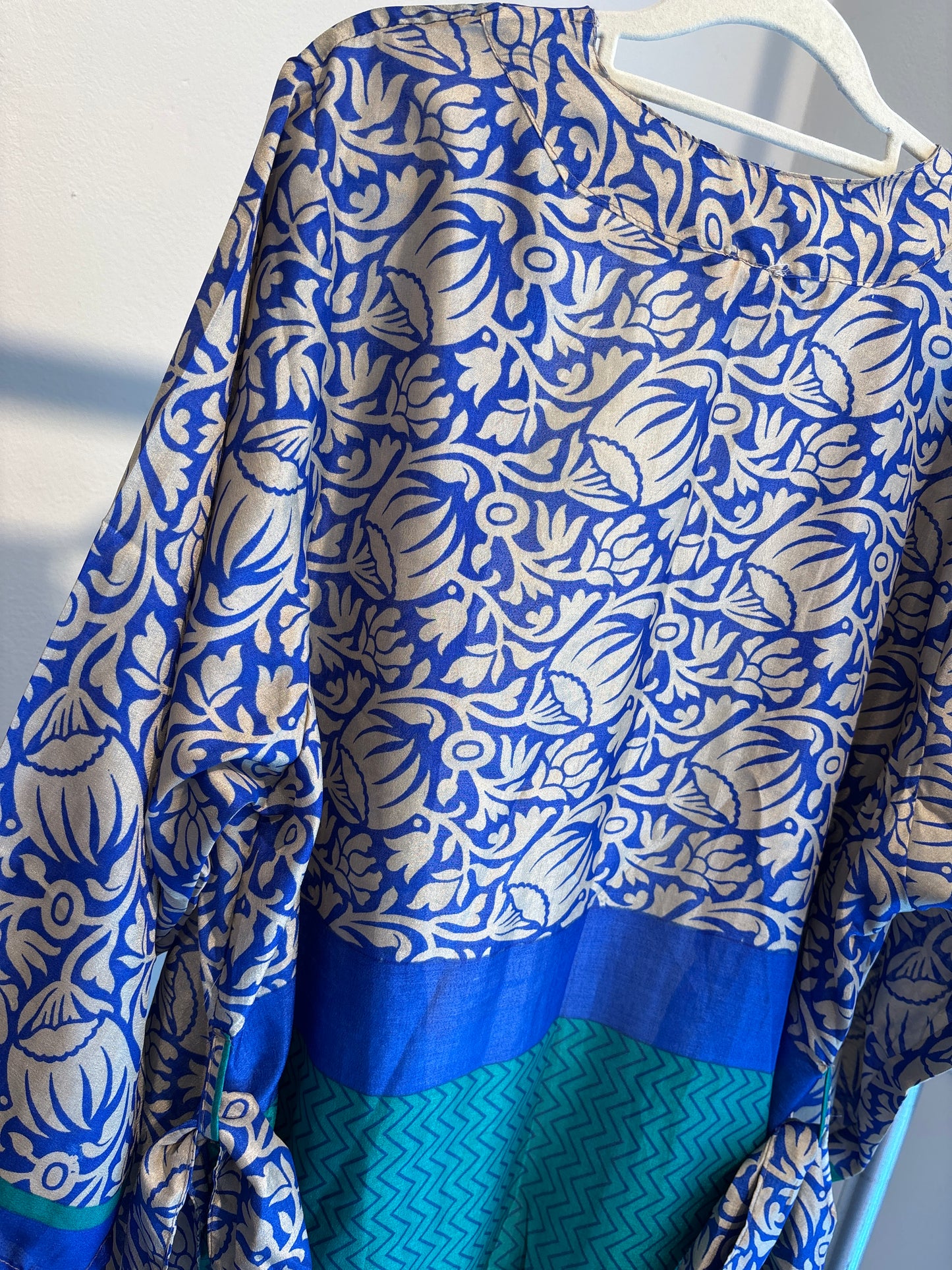 Zijden kimono halflang