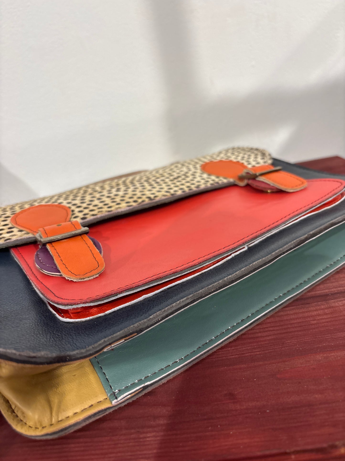 Tas van recycled leer