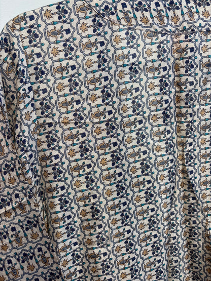 Recycled silk kimono lang