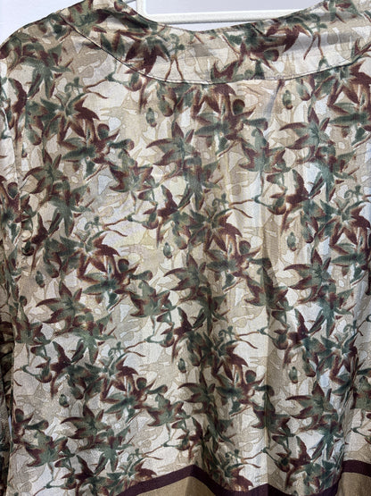 Zijden kimono halflang