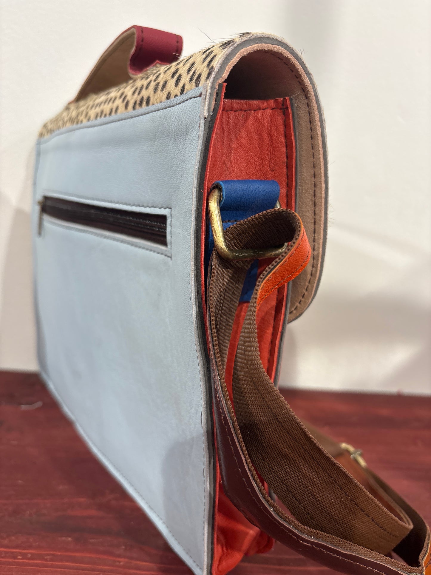 Tas van recycled leer