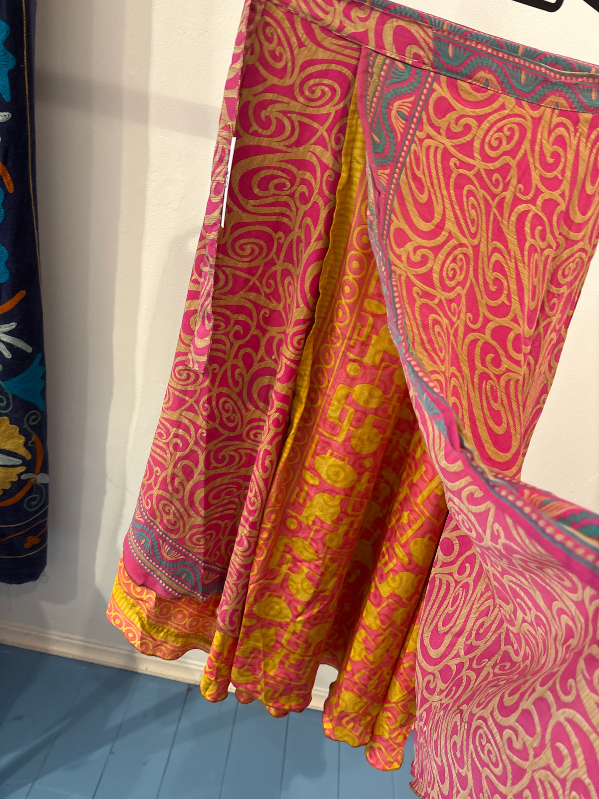 Rok wikkel recycled sari