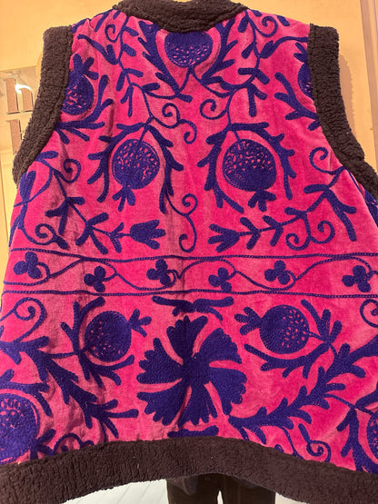 Gilet fluweel gevoerd