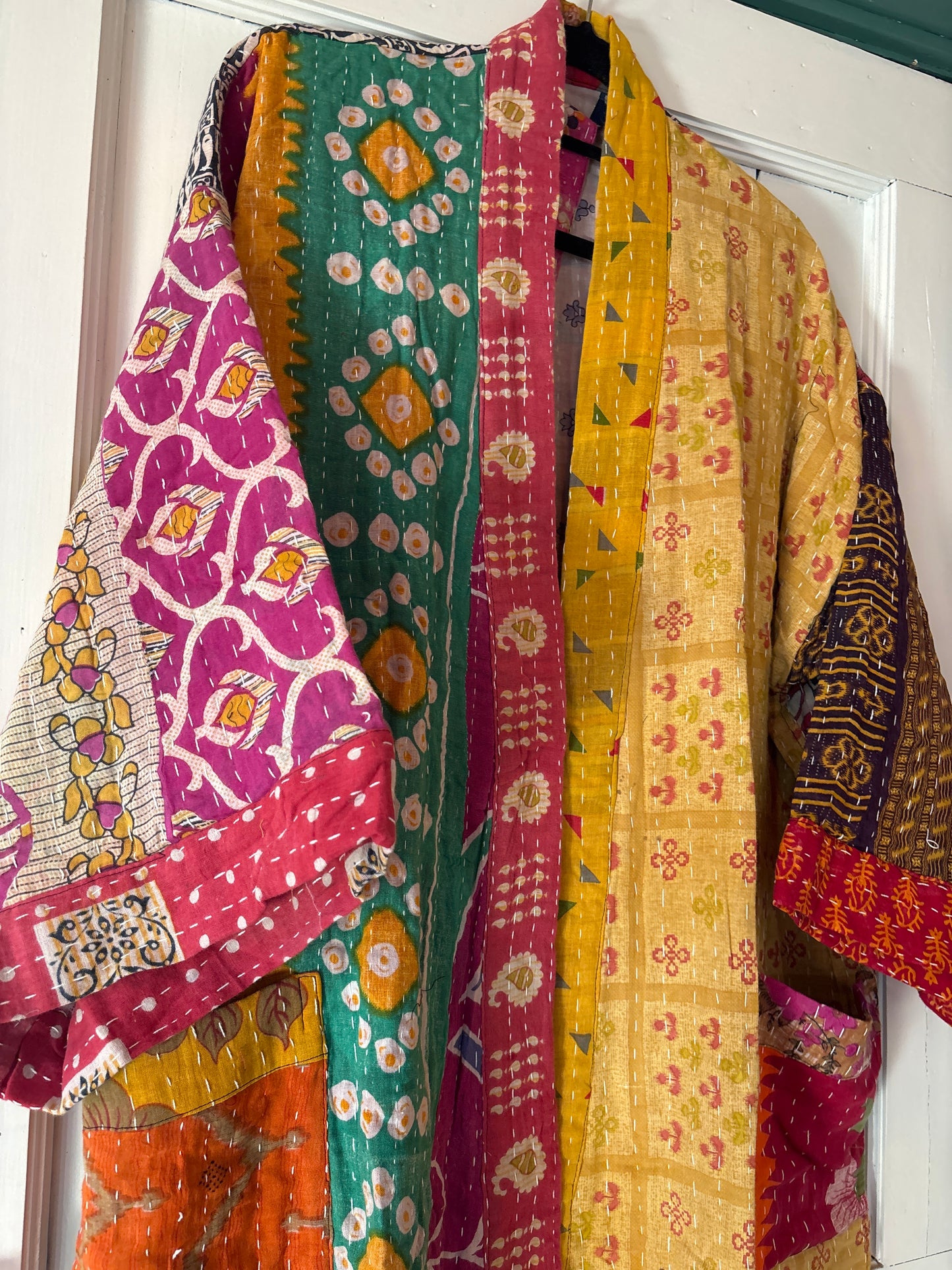 Lange Kantha  kimono