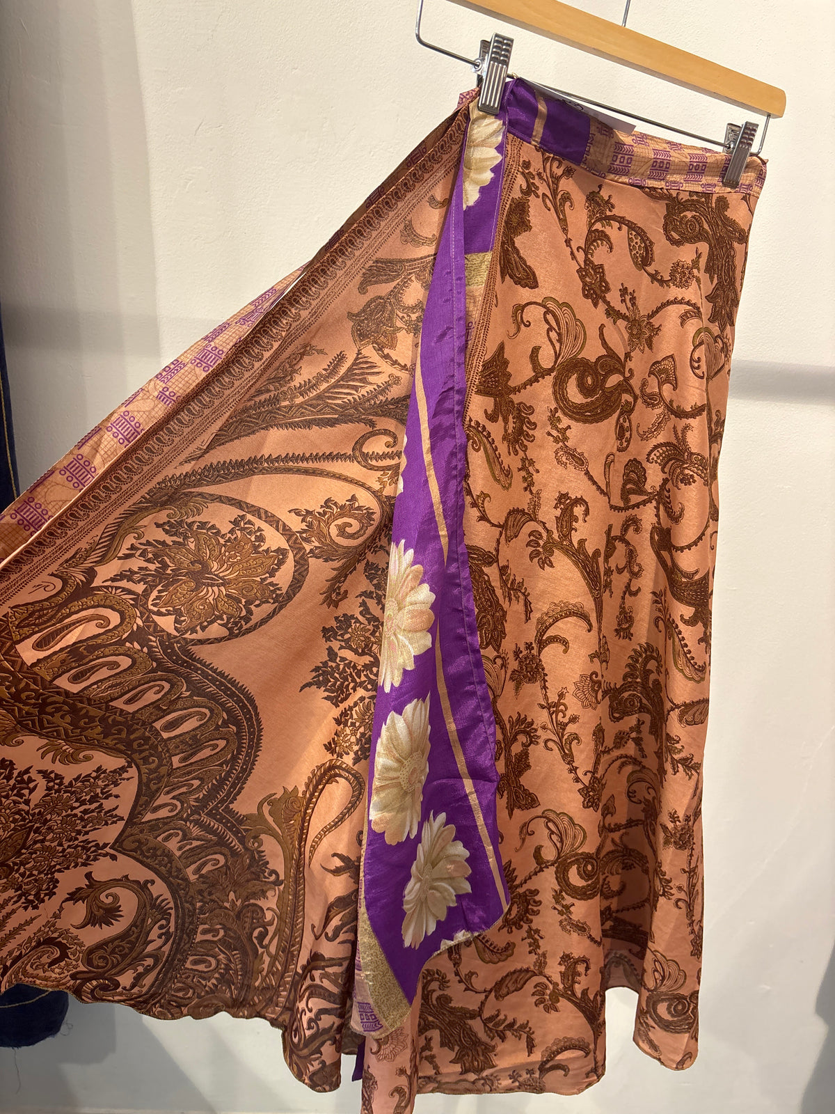 Rok wikkel recycled sari