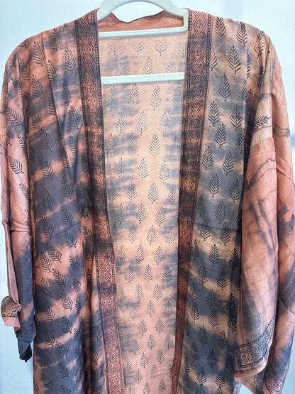 Kimono tie dye halflang