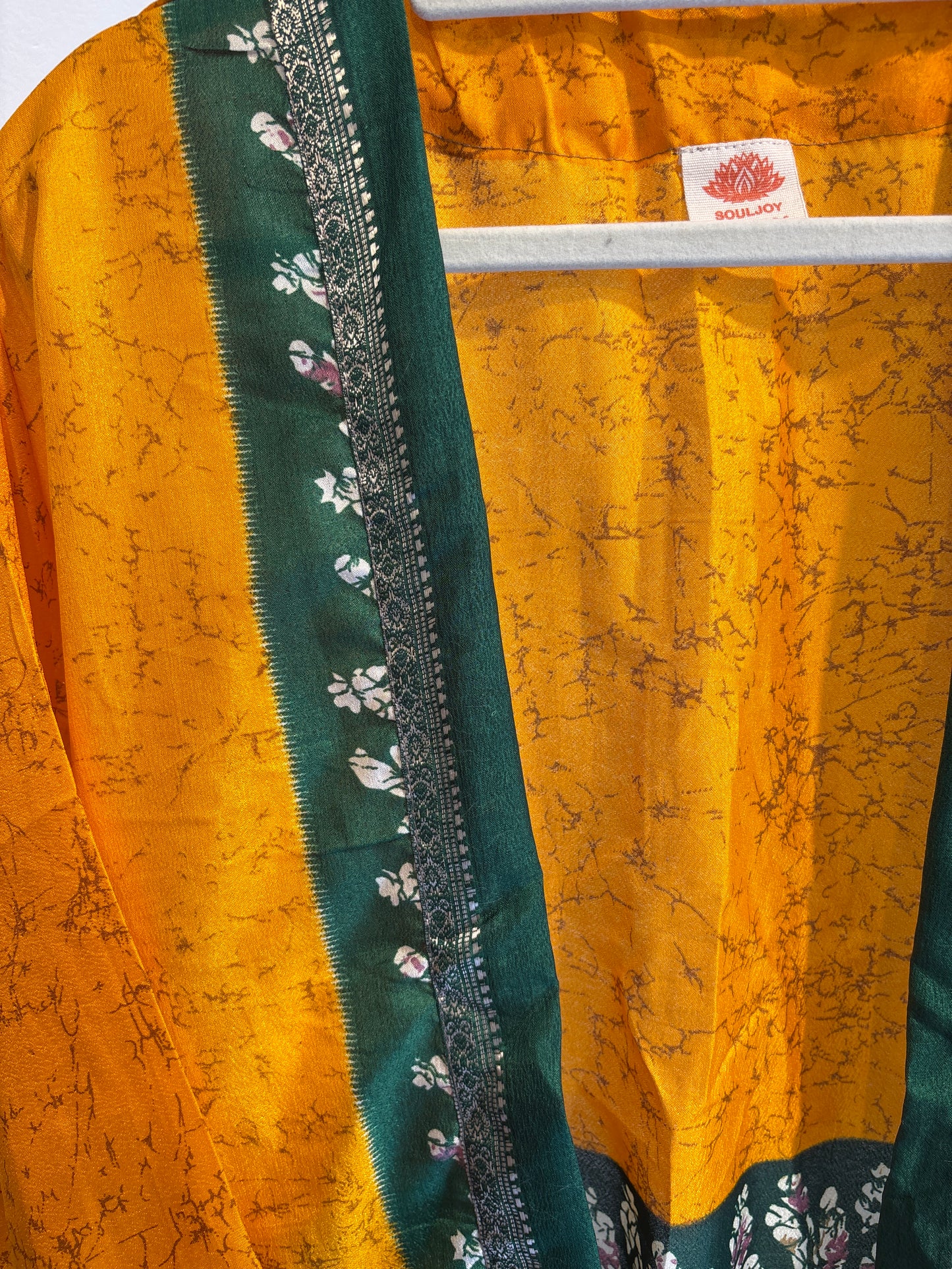 Zijden kimono halflang