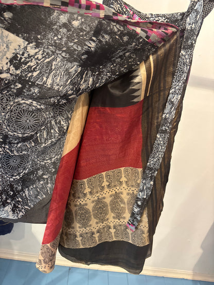 Rok wikkel recycled sari
