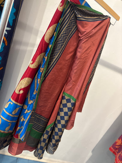 Rok wikkel recycled sari