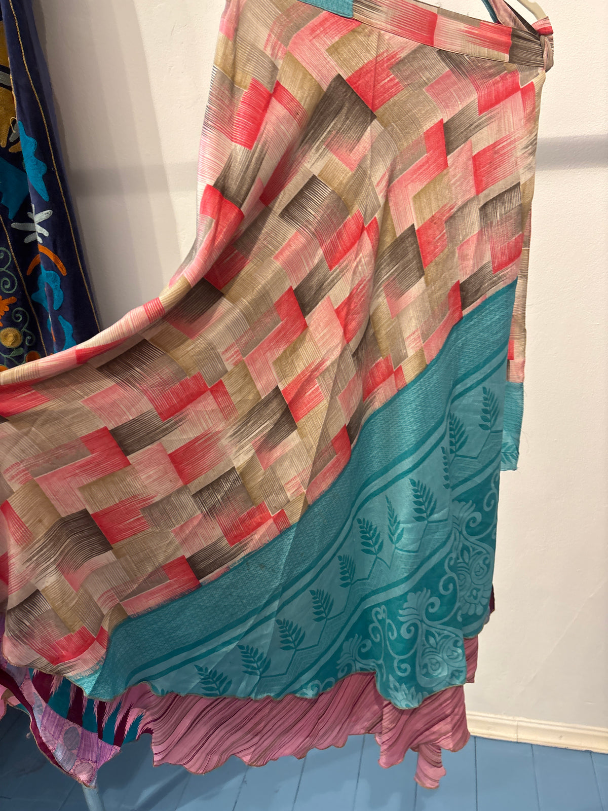 Rok wikkel recycled sari
