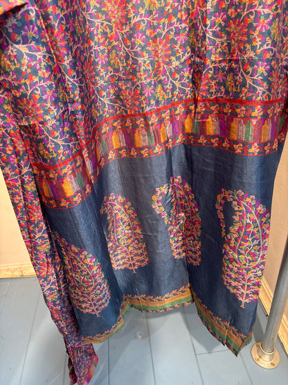 Recycled silk kimono lang