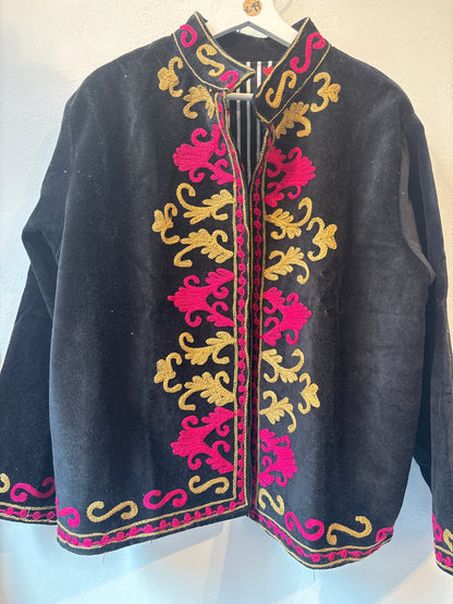 Fluweel suzani jasje -ruim