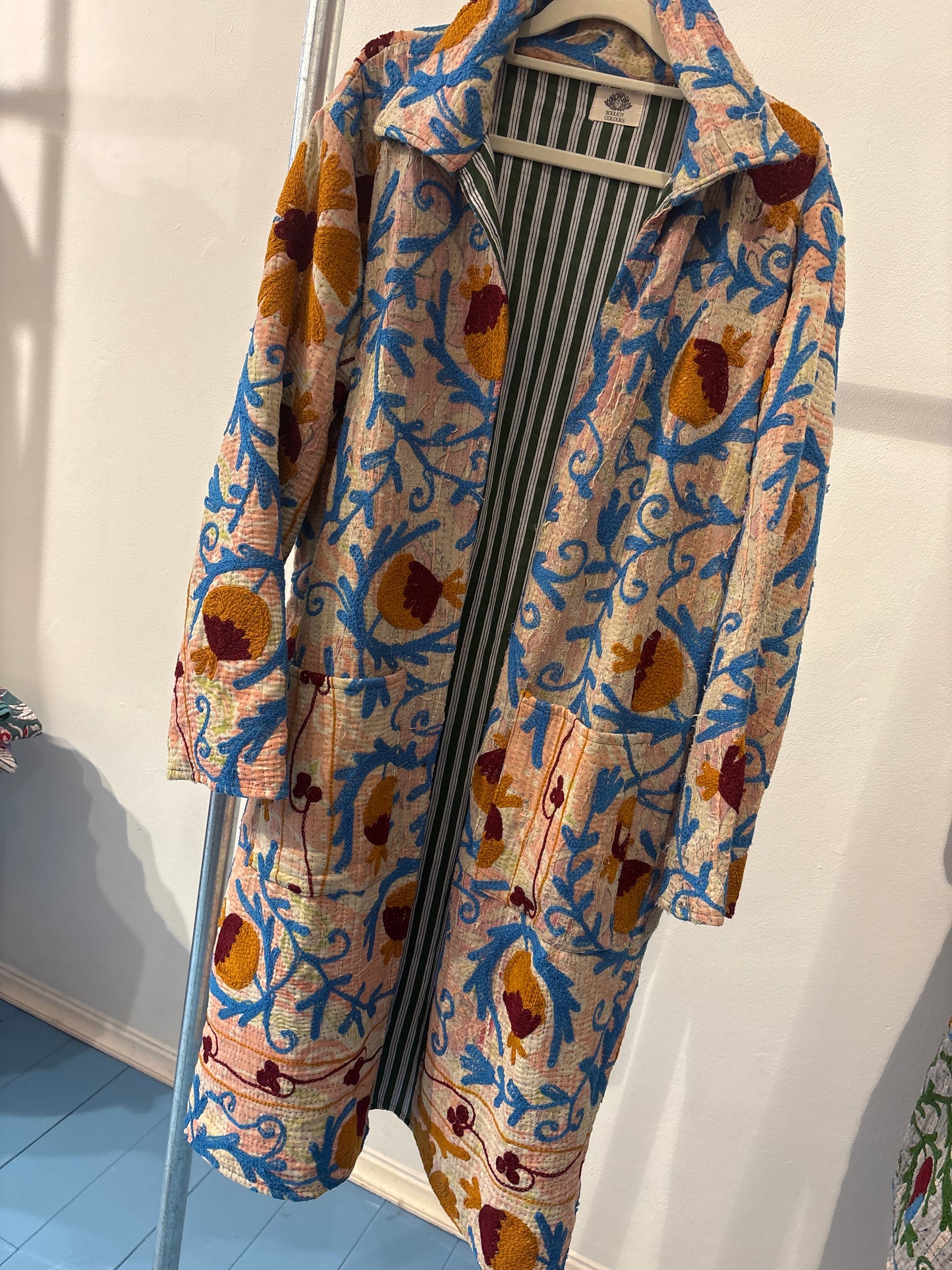 Lange katoenen Kantha