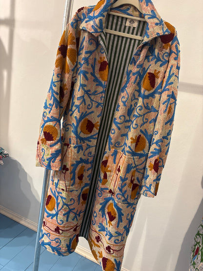 Lange katoenen Kantha