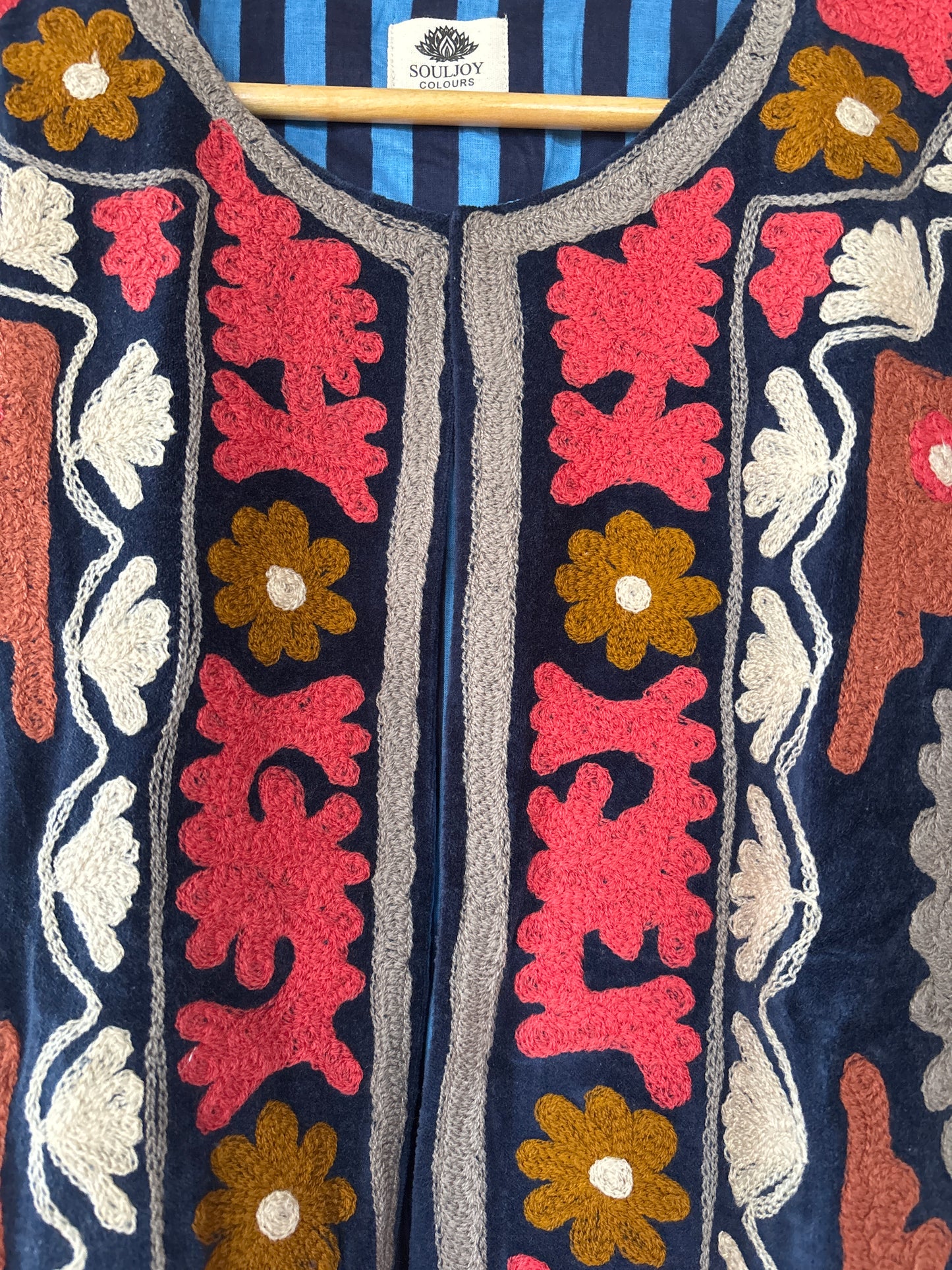 Fluweel gilet -L