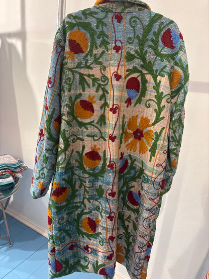 Lange katoenen Kantha