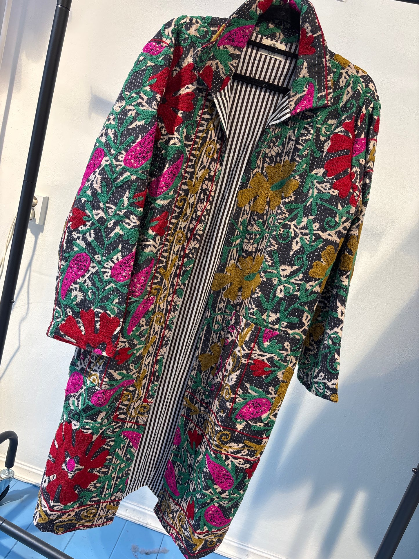 Lange katoenen Kantha