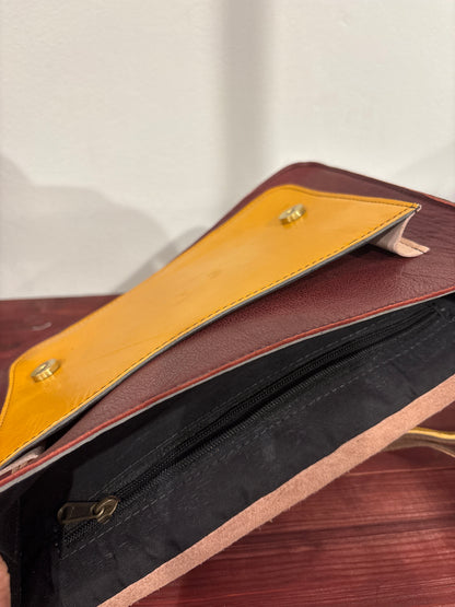 Tas van recycled leer