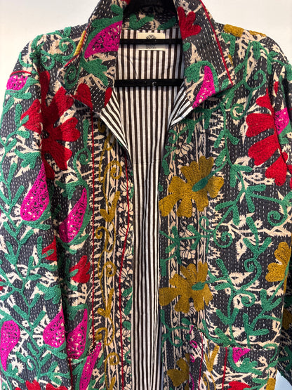 Lange katoenen Kantha