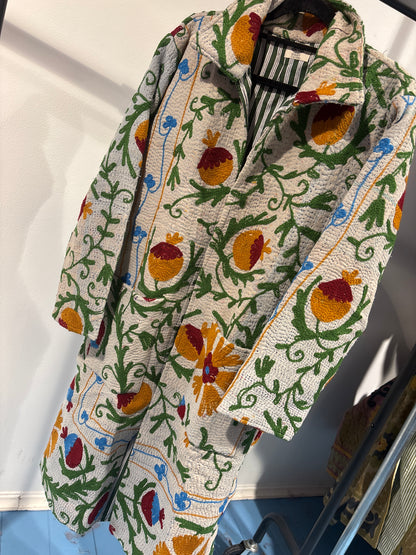 Lange katoenen Kantha