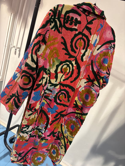Lange katoenen Kantha