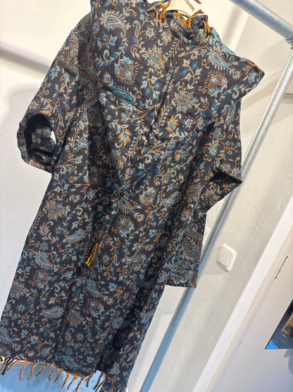 Paisley blue Vest lang