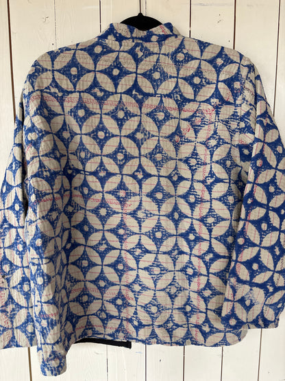 Kantha Blockprint jas - 2 kanten