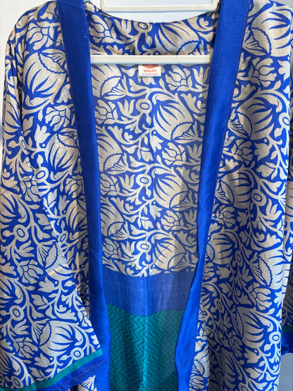 Zijden kimono halflang