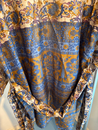 Zijden kimono halflang