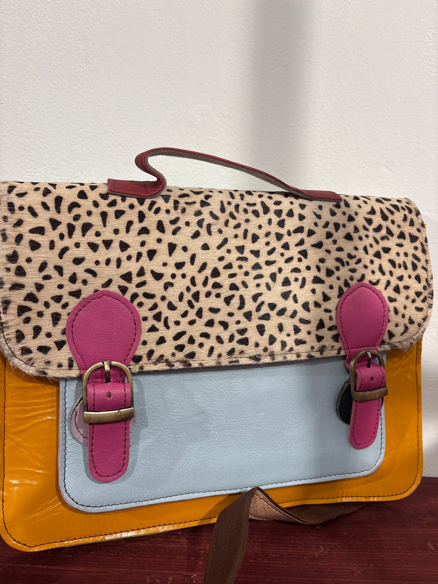Tas van recycled leer