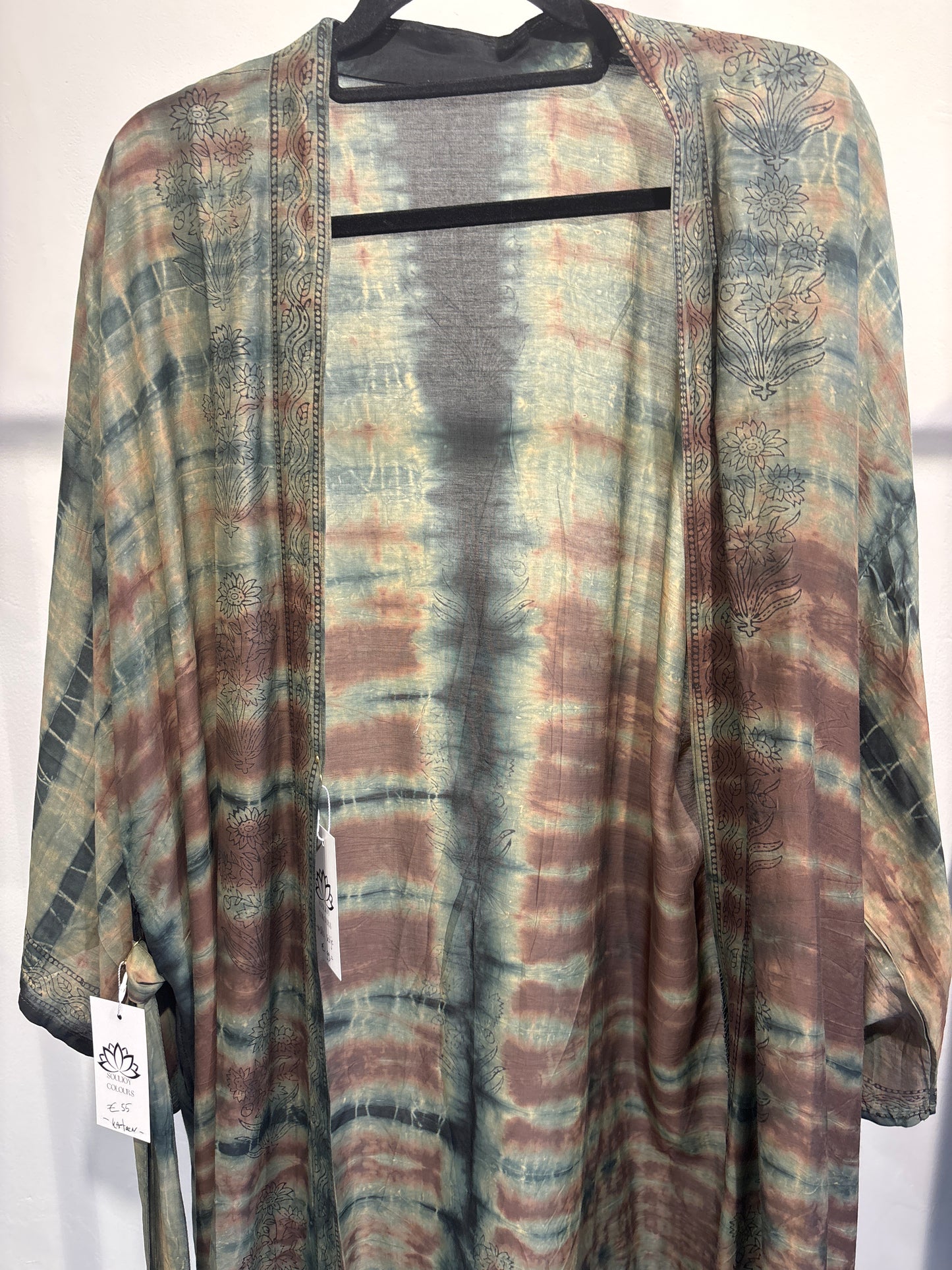Kimono tie dye halflang
