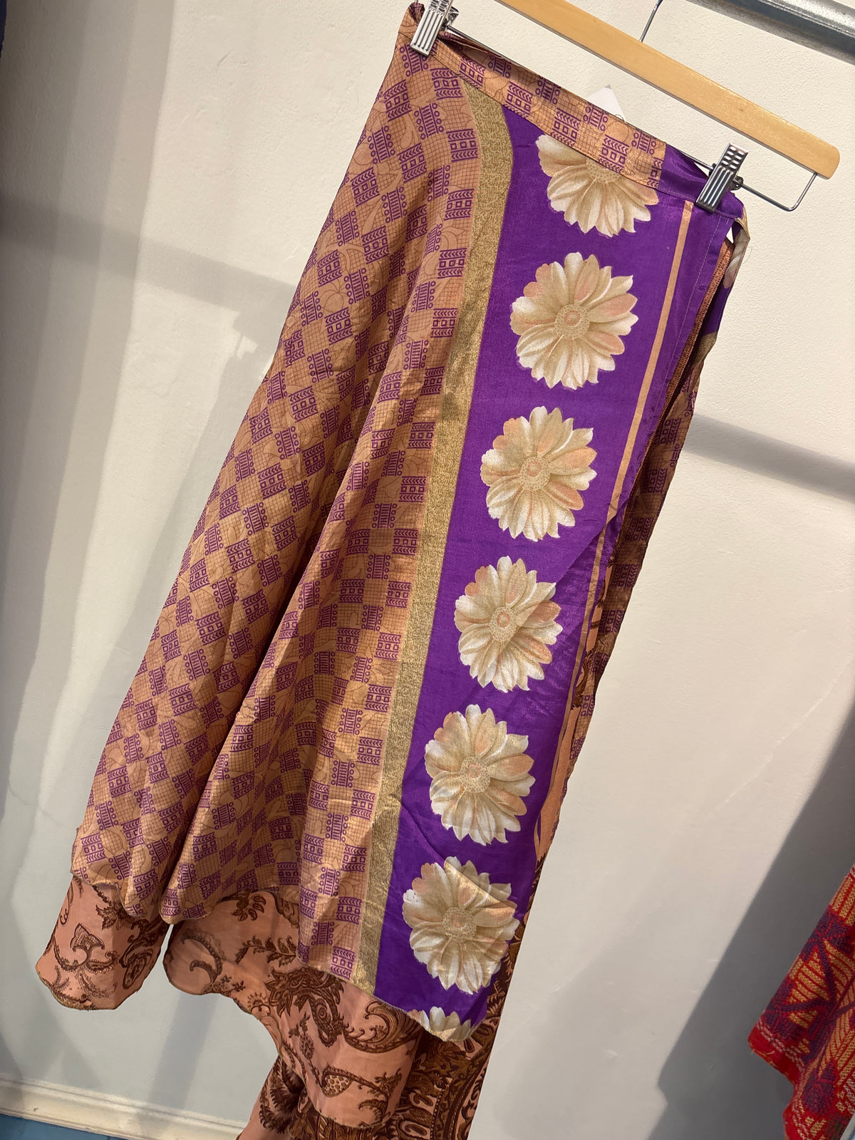 Rok wikkel recycled sari