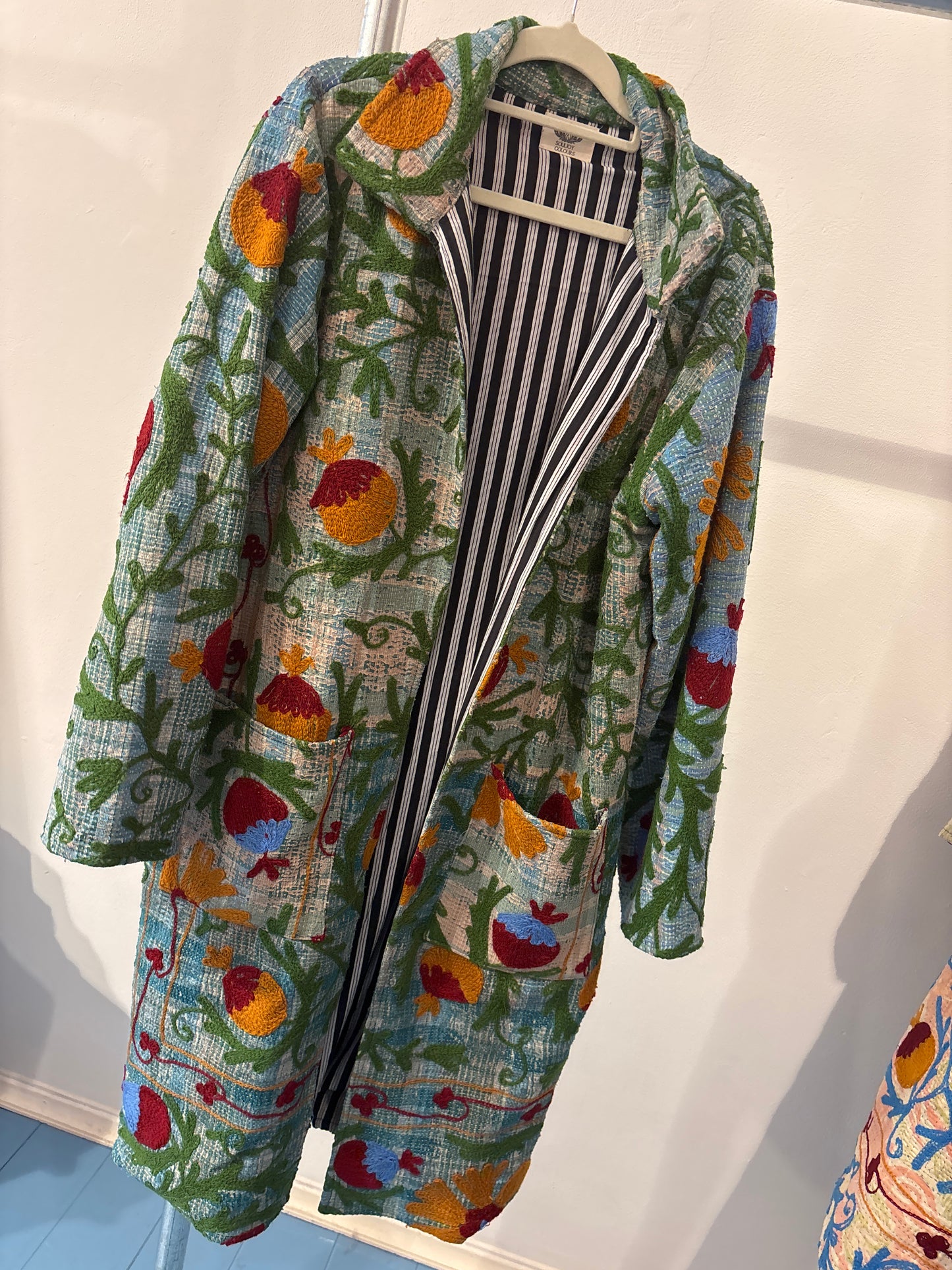 Lange katoenen Kantha